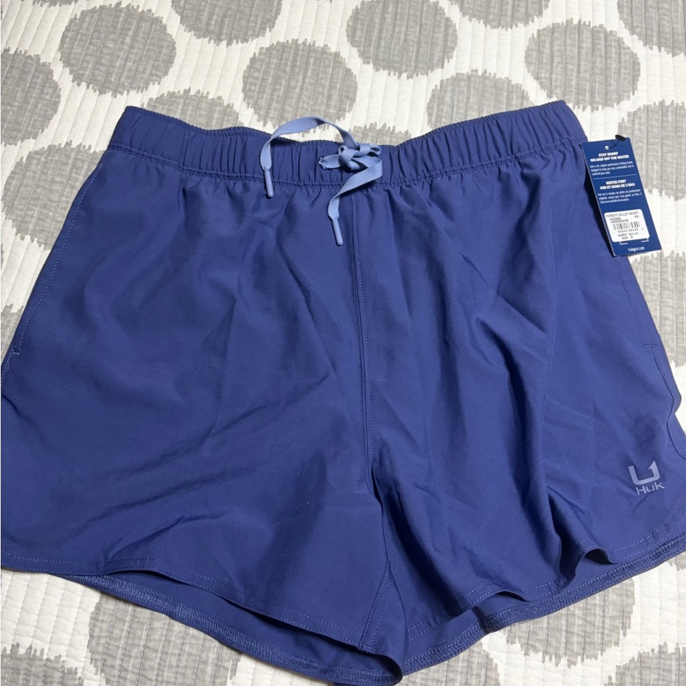 Huk Vibrant Blue Active Shorts